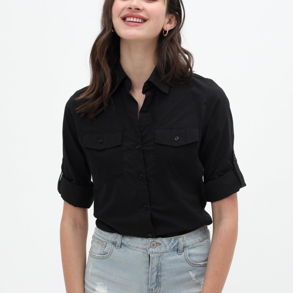COTTON VOILE SHIRTS WITH POCKETS